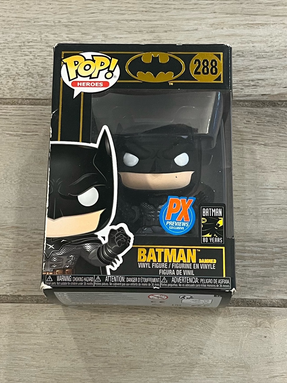 Funko Pop! Heroes DC Super Heroes Batman PX Previews Exclusive #288